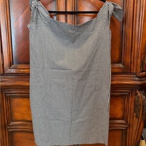 Love Ady Black and White Gingham Mini Dress size medium